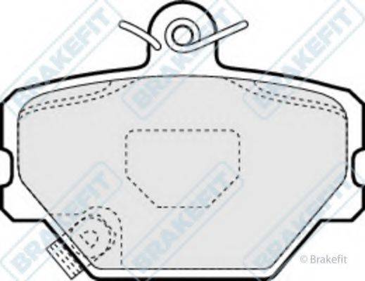 APEC BRAKING PD3174 Комплект гальмівних колодок, дискове гальмо