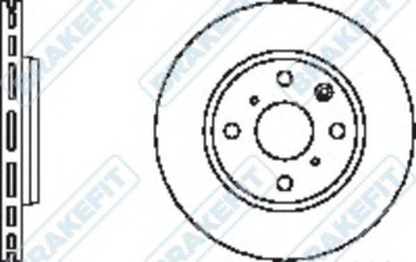 APEC BRAKING DK6101 гальмівний диск