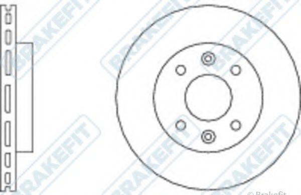 APEC BRAKING DK6102 гальмівний диск