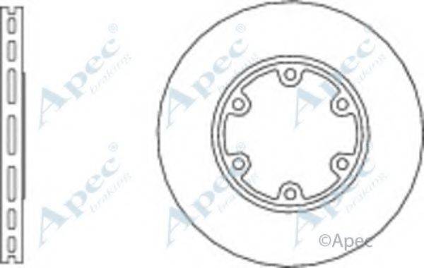 APEC BRAKING DSK3096 гальмівний диск