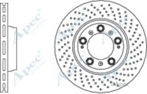 APEC BRAKING DSK3111 гальмівний диск