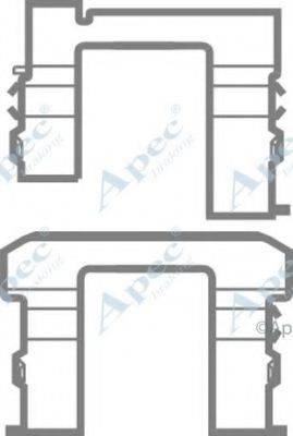 APEC BRAKING KIT443 Комплектуючі, гальмівні колодки