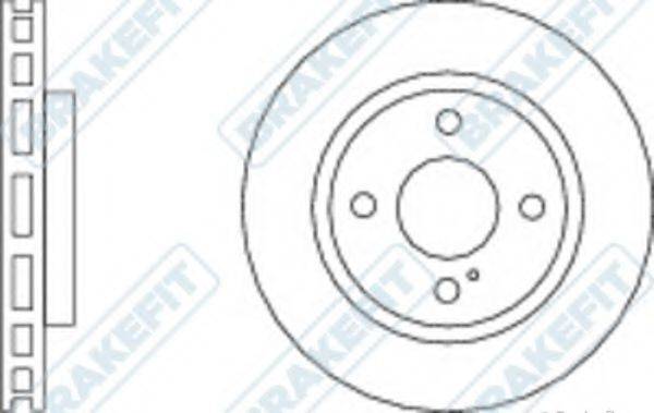 APEC BRAKING DK6113 гальмівний диск