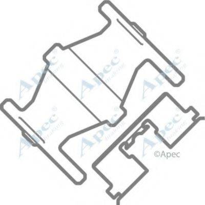 APEC BRAKING KIT450 Комплектуючі, гальмівні колодки