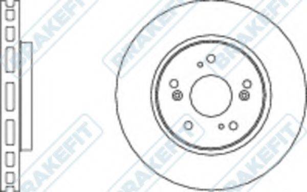 APEC BRAKING DK6124 гальмівний диск