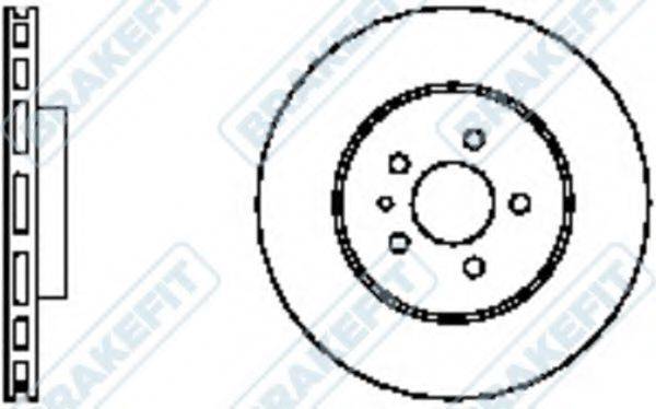 APEC BRAKING DK6172 гальмівний диск