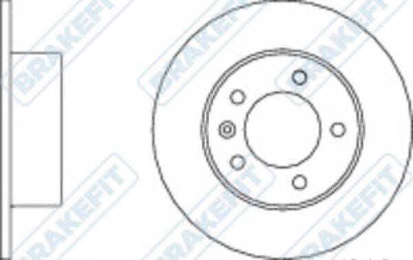 APEC BRAKING DK6208 гальмівний диск