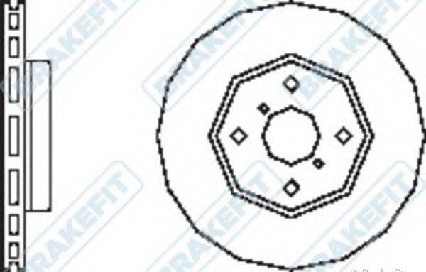 APEC BRAKING DK6274 гальмівний диск