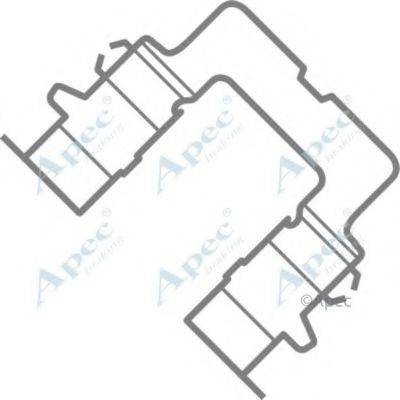 APEC BRAKING KIT531 Комплектуючі, гальмівні колодки