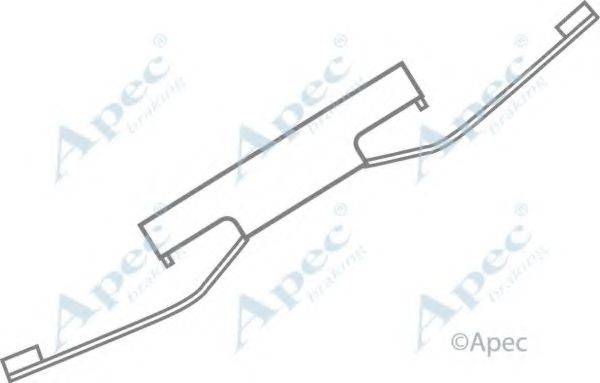 APEC BRAKING KIT550 Комплектуючі, гальмівні колодки