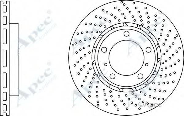 APEC BRAKING DSK3126 гальмівний диск