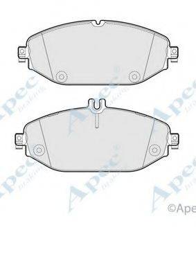 APEC BRAKING PAD2055 Комплект гальмівних колодок, дискове гальмо