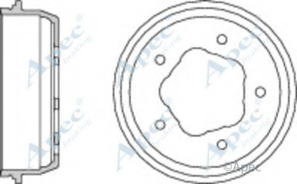 APEC BRAKING DRM9520 Гальмівний барабан