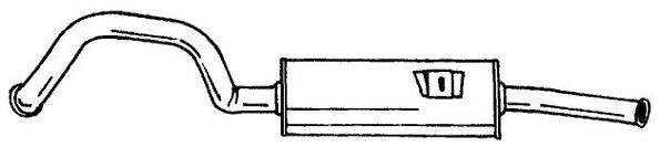 SIGAM 16619 Глушник вихлопних газів кінцевий
