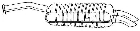 SIGAM 16625 Глушник вихлопних газів кінцевий