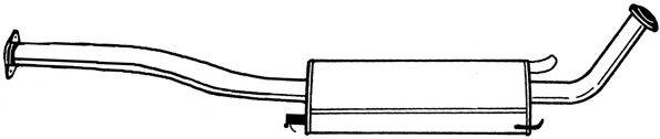 SIGAM 38443 Середній глушник вихлопних газів