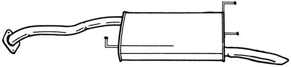 SIGAM 38650 Глушник вихлопних газів кінцевий