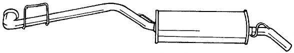 SIGAM 50642 Глушник вихлопних газів кінцевий