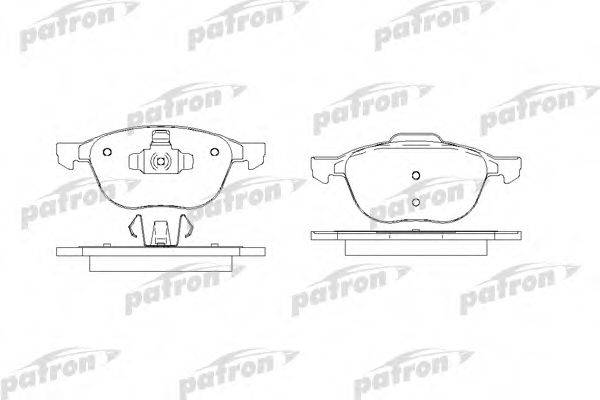 PATRON PBP1594 Комплект гальмівних колодок, дискове гальмо