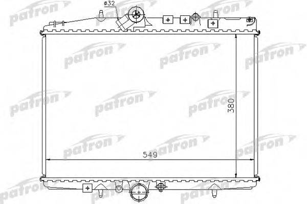 PATRON PRS3579 Радіатор, охолодження двигуна