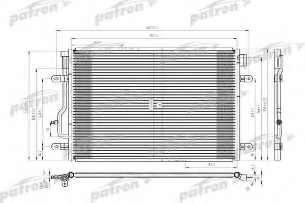 PATRON PRS3622 Конденсатор, кондиціонер