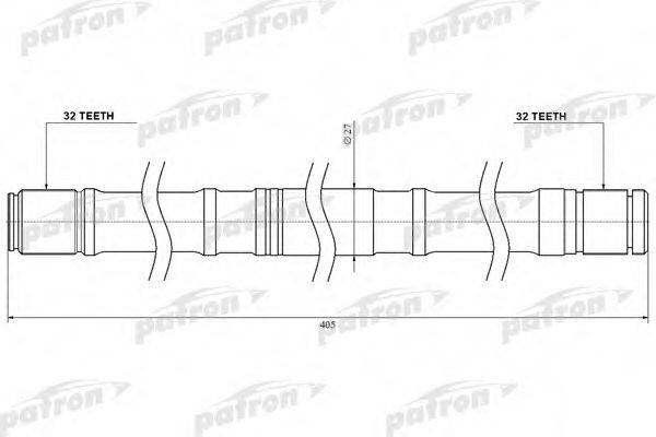 PATRON QG18LH Приводний вал