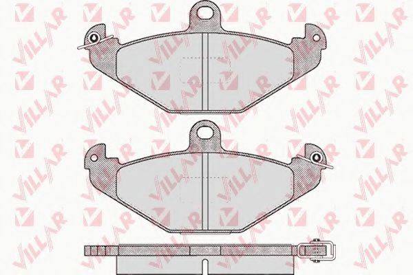 VILLAR 6260427 Комплект гальмівних колодок, дискове гальмо