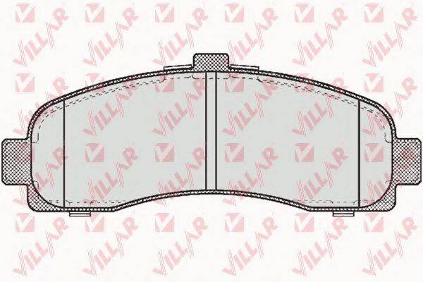 VILLAR 6260539 Комплект гальмівних колодок, дискове гальмо