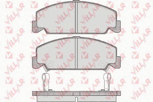 VILLAR 6260551 Комплект гальмівних колодок, дискове гальмо