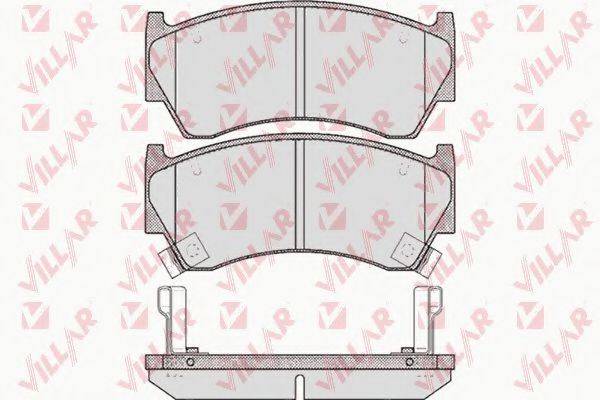 VILLAR 6260617 Комплект гальмівних колодок, дискове гальмо