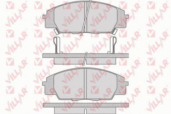 VILLAR 6261070 Комплект гальмівних колодок, дискове гальмо