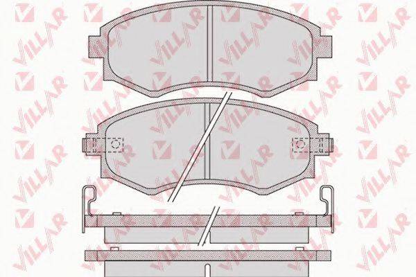 VILLAR 6261097 Комплект гальмівних колодок, дискове гальмо