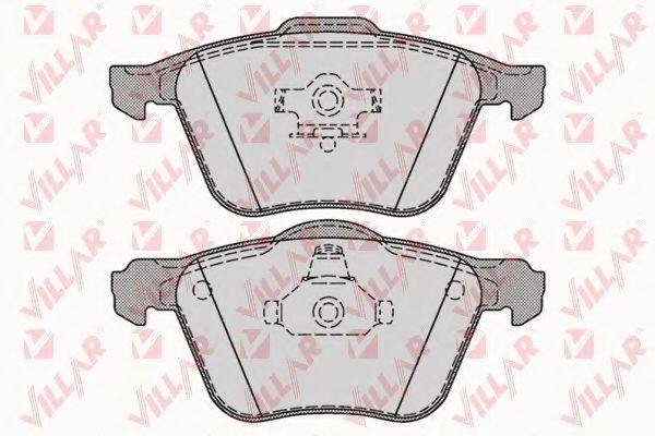 VILLAR 6261286 Комплект гальмівних колодок, дискове гальмо