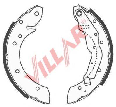 VILLAR 6290663 Комплект гальмівних колодок