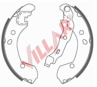 VILLAR 6290816 Комплект гальмівних колодок