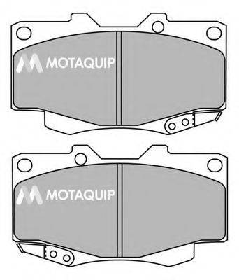 MOTAQUIP LVXL1430 Комплект гальмівних колодок, дискове гальмо