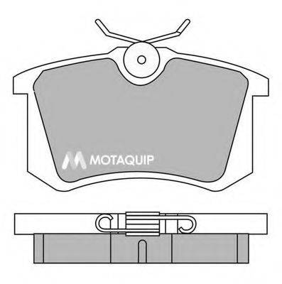 MOTAQUIP LVXL504 Комплект гальмівних колодок, дискове гальмо