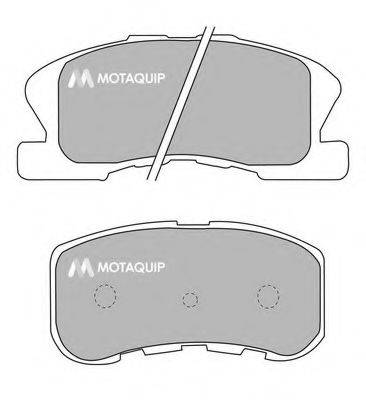 MOTAQUIP LVXL546 Комплект гальмівних колодок, дискове гальмо