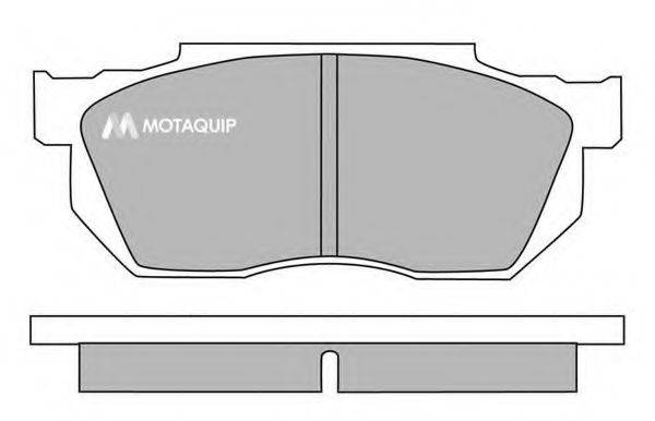 MOTAQUIP LVXL678 Комплект гальмівних колодок, дискове гальмо