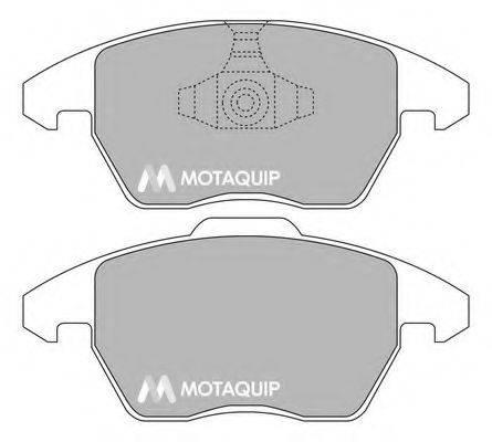 MOTAQUIP LVXL1254 Комплект гальмівних колодок, дискове гальмо