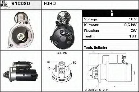 EDR 910020 Стартер