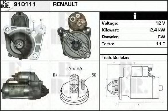 EDR 910111 Стартер