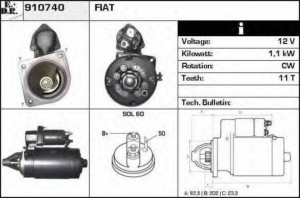 EDR 910740 Стартер