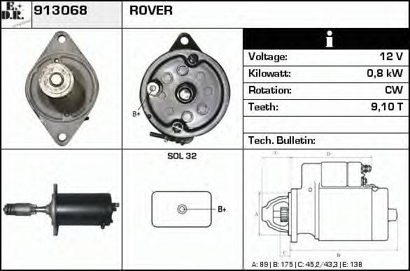 EDR 913068 Стартер