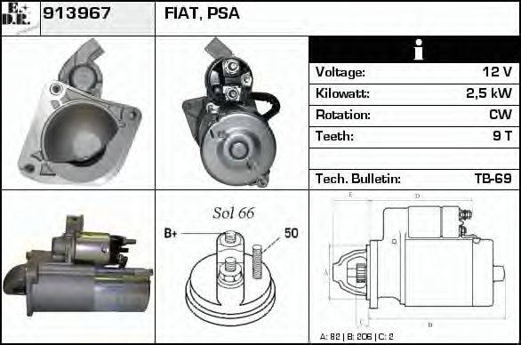 EDR 913967 Стартер