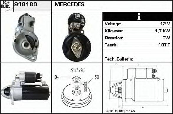 EDR 918180 Стартер