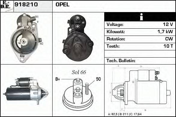 EDR 918210 Стартер