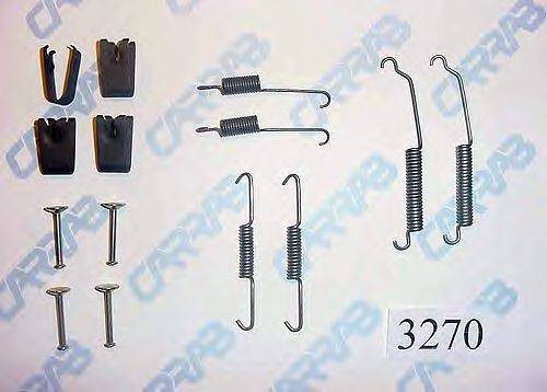 CARRAB BRAKE PARTS 3270 Комплектуючі, гальмівна колодка