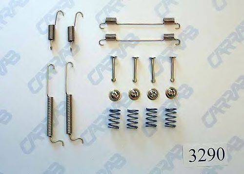 CARRAB BRAKE PARTS 3290 Комплектуючі, гальмівна колодка