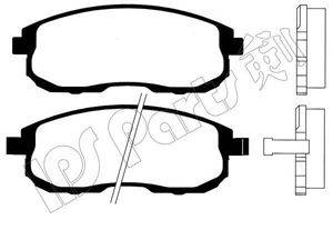 IPS PARTS IBD1143 Комплект гальмівних колодок, дискове гальмо